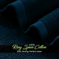 thumbnail image 6 of RIVERSIDE 12 Pack Luxury Washcloths 12x12 with Soft Cotton 400 GSM Quick Dry and Absorbent for Face & Body - Dark Blue, 6 of 8