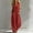 Red, variant on Linen Jumpsuits for Women Summer Casual Sleeveless V Neck Button Down Wide Leg Boho Jumpsuits XXL