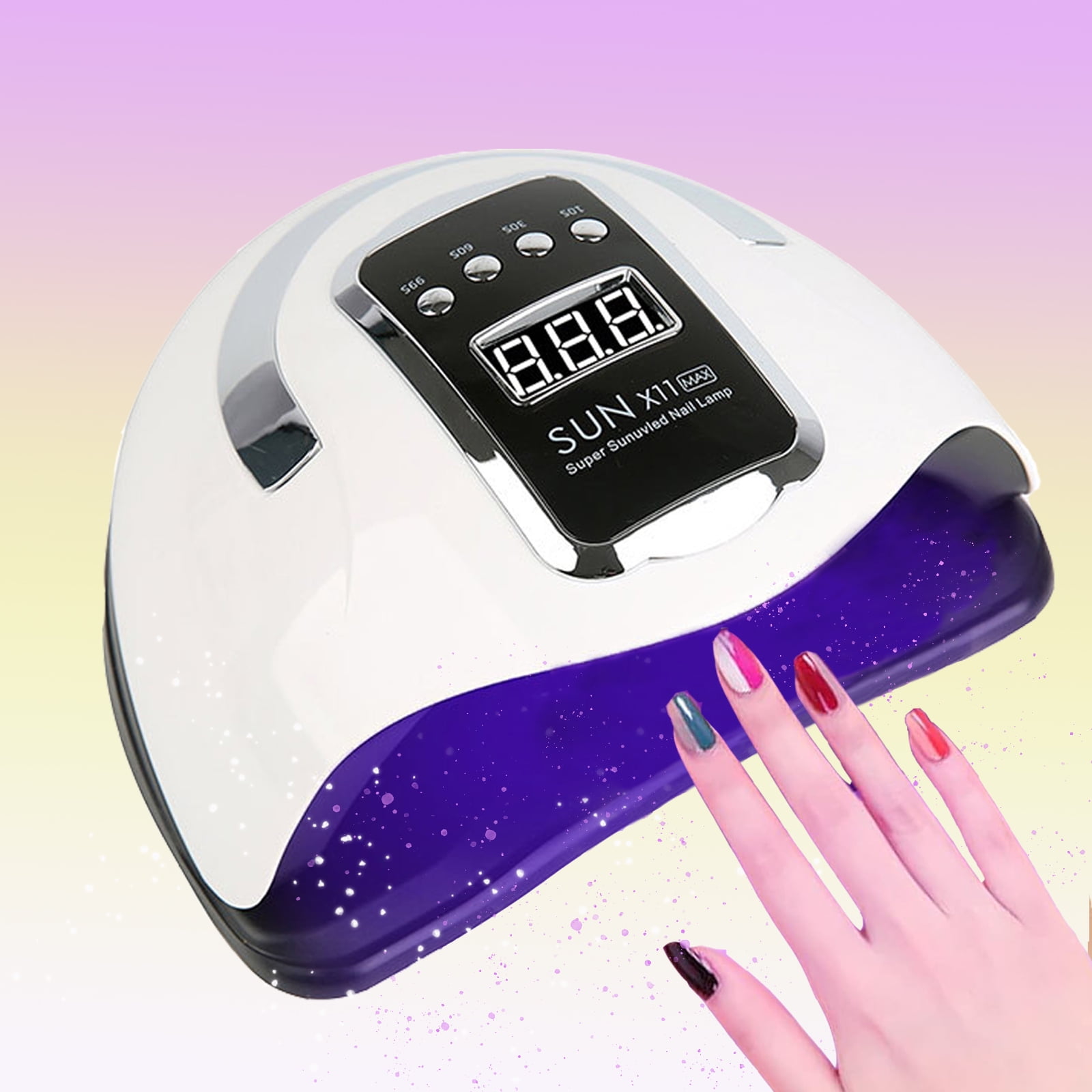 MelodySusie UV Nail Lamp, PLUS30F UV Light for Gel Nails True 36W