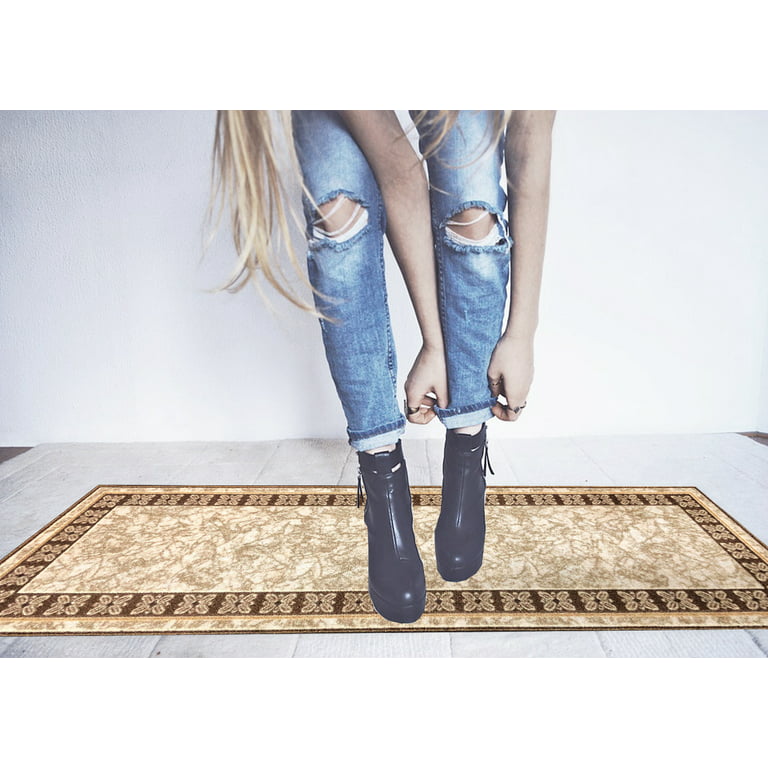 LAMINET Non-Slip Carpet & Floor Protector - Beige - 20' L x 30 W