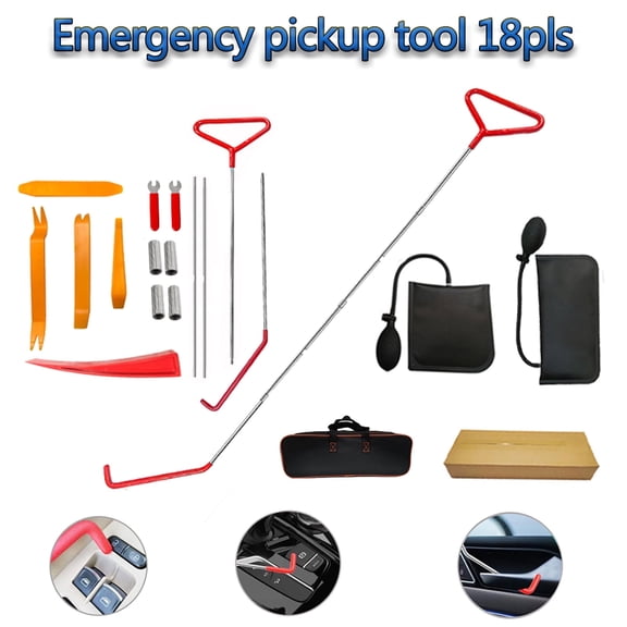 Car Long-Handled Tool Set, Car Emergency Repair Kit, Emergency Car Tools