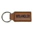 thumbnail image 2 of Keychain - Rectangle - Wrangler - Leather, 2 of 4