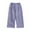 Blue, variant on Jalioing Toddler Babys Cotton Trousers Elastic Waist Wide Leg Plaid Pants Lightweight Summer Long Pants for Kids