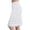 White, variant on Half Slips for Women Elastic Waist Lace Hem Knee Length Underskirt Dress Extender