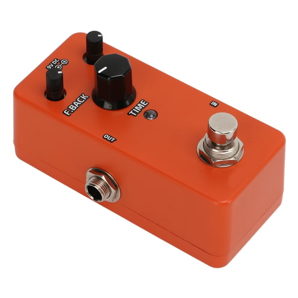 Efectos de retardo, Pedal de efecto de retardo analógico Accesorios para guitarra Pedal de efecto de retardo analógico Máxima comodidad