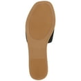thumbnail image 5 of Journee Womens Prisilla Linen Slip On Flat Sandals, Widths Available, 5 of 9