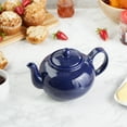 thumbnail image 2 of Stoneware Teapot, Blue, 2 of 3