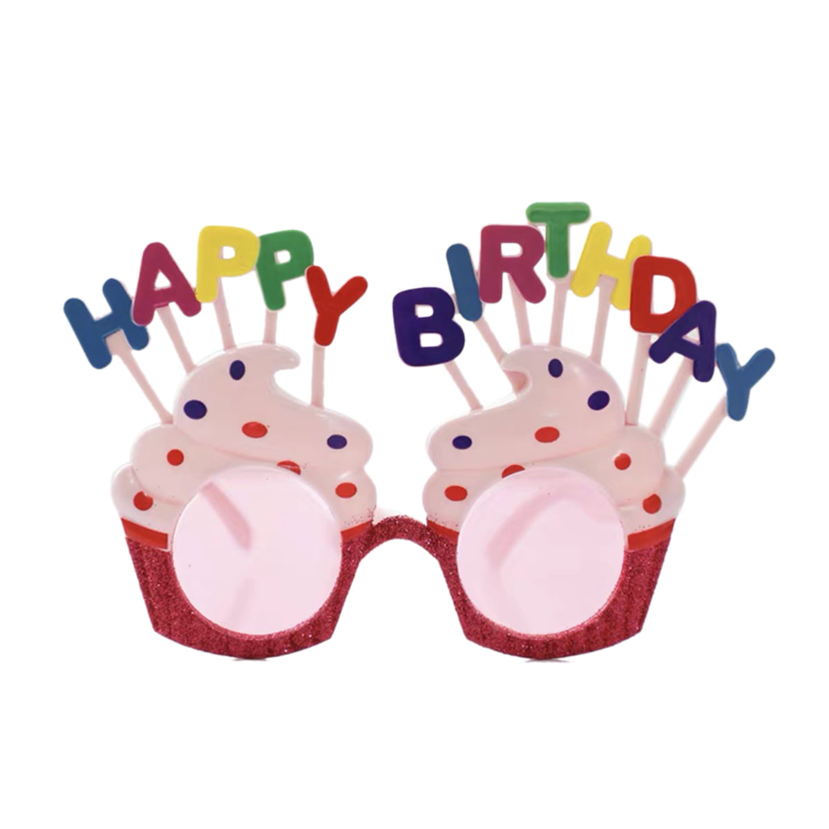 Happy Birthday Ice cream Party Glasses Sunglasses Unisex Fancy Dress 
