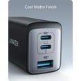 thumbnail image 2 of Anker Charger, 65W 3-Port Fast Compact Foldable USB C Charger Block Compatible for MacBook Pro/Air, iPad Pro, Galaxy S20, Dell XPS 13, Note 20/10+, iPhone 17 Series, Steam Deck, and More, 2 of 7