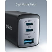 Anker Charger, 65W 3-Port Fast Compact Foldable USB C Charger Block Compatible for MacBook Pro/Air, iPad Pro, Galaxy S20, Dell XPS 13, Note 20/10+, iPhone 17 Series, Steam Deck, and More