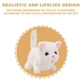 thumbnail image 3 of CSSAD Lunafex Robot Cat, Luna Robotic Kitten, Lunafex Simulated Robot Pet Cat, Lunafex Realistic Robot Cat, Nicco Robot Cat, Interactive Stuffed Pet - Walking, Barking, Tail Wagging, White, 3 of 6