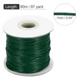thumbnail image 2 of Waxed Cord 1mm Waxed Thread 87 Yard Wax String Leather Cord (Dark Green), 2 of 7