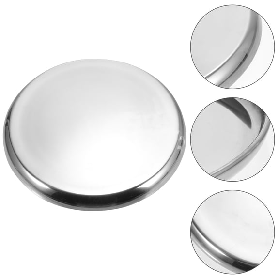 OFFIGAM Commercial Grade Stainless Steel Round Replacement Stool Seat Set, and Easy to Install for Home and Business Use