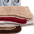 thumbnail image 4 of Alfombra roja vino de 50x80 cm, alfombrilla para el suelo, para baño, dormitorio, baño, lavabo, alfombrilla antideslizante absorbente para pies Sailing Electrónica, 4 of 4