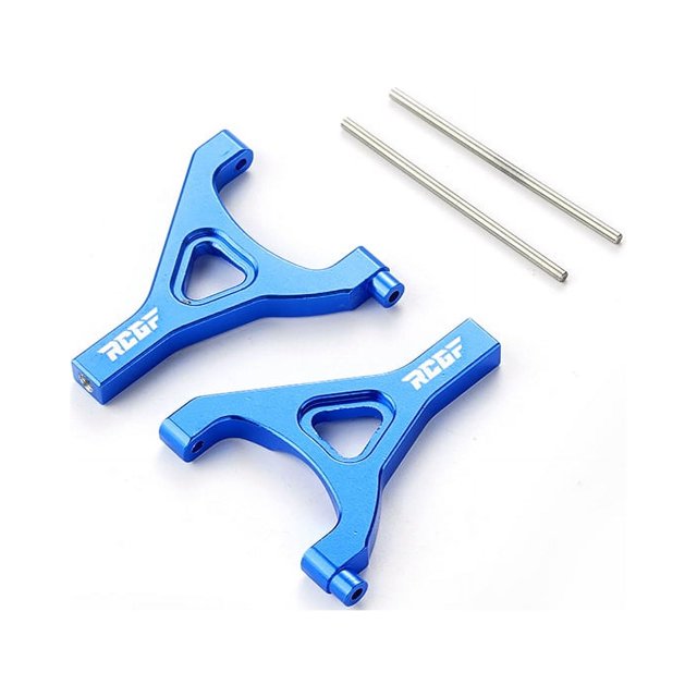bedienty 2piece 1/16 Front Upper Suspension Arm Aluminum Alloy Enhanced Rc Front Upper Suspension Arm For SLASH Dark Blue