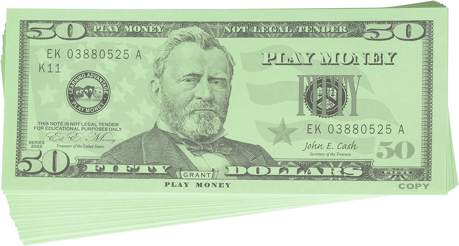 $50 Bills, Set of 50