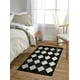 thumbnail image 2 of Alfombra Lahome Moroccan Trellis, 60 x 90 cm, antideslizante, negra, 2 of 9