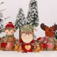 thumbnail image 2 of Bolsa de regalo, soporte de regalo de decoración de Navidad, colgante de Navidad, tamaño compacto, cesta de frutas, muñeca suave, accesorios Kits de decoración para fiestas Forma de ciervo Inteprter HA069772-03, 2 of 6