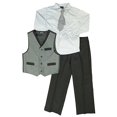 thumbnail image 1 of Tenue de Vacances pour Garçons Chemise à Cravate Gris Gilet & Pantalons 6, 1 of 2