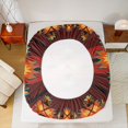 thumbnail image 5 of Feelyou Tribal Aztec Women Queen Sheet Sets, Western Bohemian Theme Bed Set, 4pcs, 5 of 7