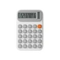 thumbnail image 2 of Solar Calculator, Portable Dual Power Student Office Calculator, Lightweight 12-Digit Large Button Financial Math Tool with Solar Battery Backup, White, 2 of 6