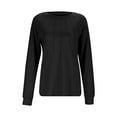 thumbnail image 7 of ASFGIMUJ Women Long Sleeve Shirts Casual Tops Dressy Blouses Fashion Pleated Tunic, 7 of 7
