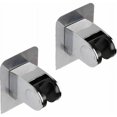 thumbnail image 1 of Soporte de ducha en ángulo sin pegamento para perforación, soporte de cabezal de ducha ajustable montado en la pared de 2 piezas, 5 modos de ángulo ajustable, forma de lingote adecuado para baño, Ho, 1 of 5