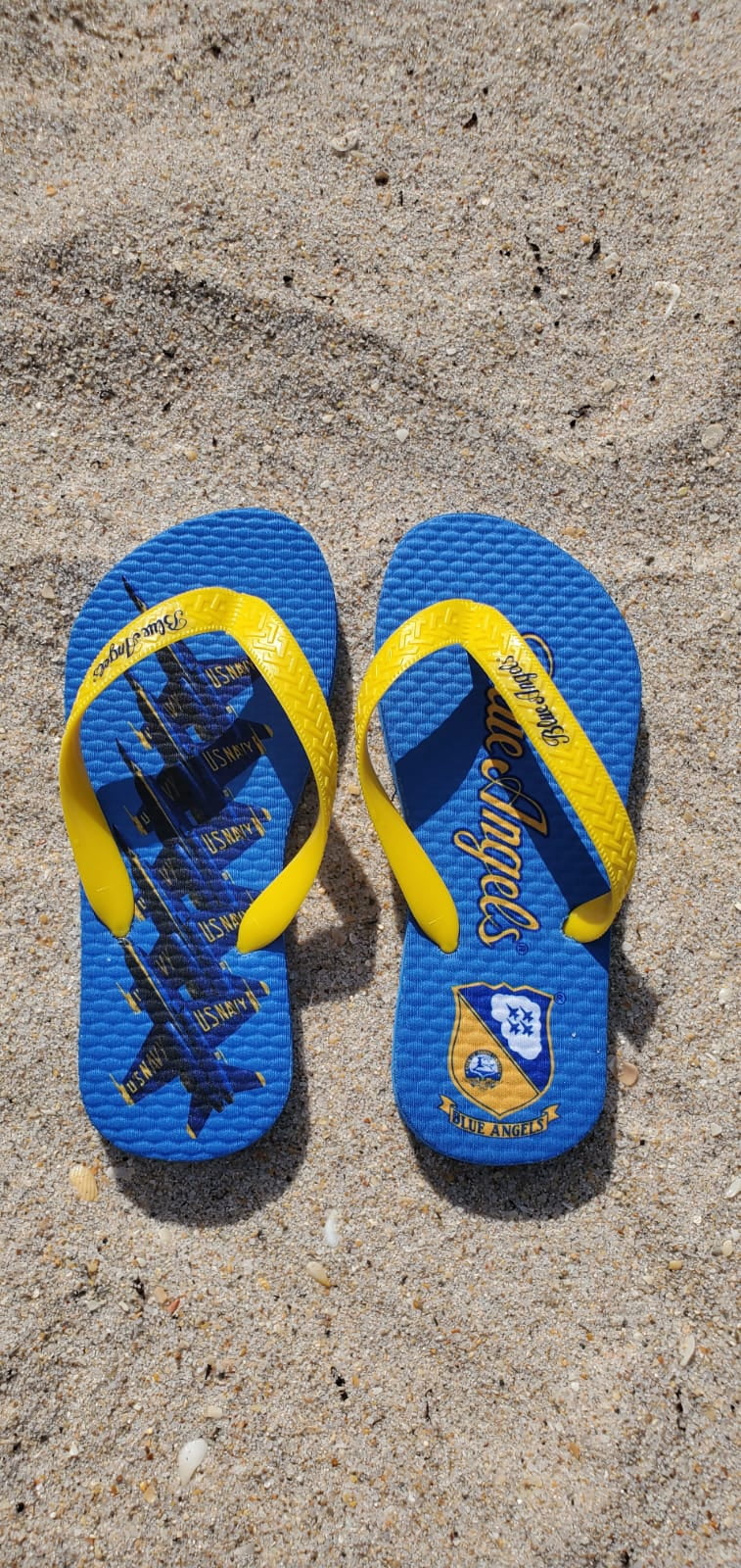 flip flops navy blue
