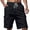 #(New) Black, variant on CYiJun Men's Linen Cargo Shorts Summer Lightweight Vacation Beach Casual Shorts with Multi Pocket