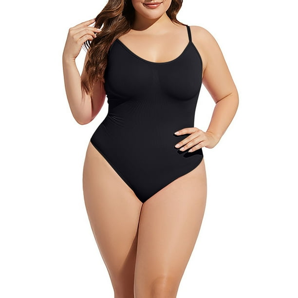 Body de tanga moldeador de cintura alta para mujer