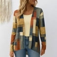 thumbnail image 2 of Digital Print Kimono Cardigan for Women Floral Pattern Long Sleeve Open Front Cover Up Lightweight Spring Fall Layer, 2 of 6