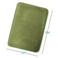 thumbnail image 2 of Nestl Absorbent Memory Foam Bath Mat Set Bathroom Rug, Sage, 17"x24", 2 of 7