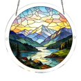 thumbnail image 1 of SIfdSeng My Items Curtain Style Acrylic Puzzle Garden Design Window Hanging Home Birthday For, 1 of 6