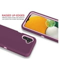 thumbnail image 4 of Tekcoo Shockproof Silicon Rugged Cell Phone Case for Samsung Galaxy A13, Burgundy, 4 of 6