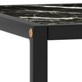 thumbnail image 4 of vidaXL Coffee Table Black Tempered glass, powder-coated steel Compact, 4 of 4