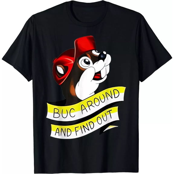 NEW Cute Animal Otter Buc Around And Find Out T-Shirt
