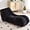 Black, variant on Yoga Chair for Adults, S Curved Chaise Lounge Indoor, Ergonomic Design Filled with Soft Sponge, Providing Gentle Support for Exercise Stretching Relaxing, White