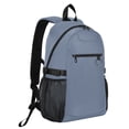 thumbnail image 2 of JIALIOU 14" Laptop Backpack Waterproof Airline Approved Stylish Casual Daypack for Travel Business College Work, Steel Blue, 2 of 8