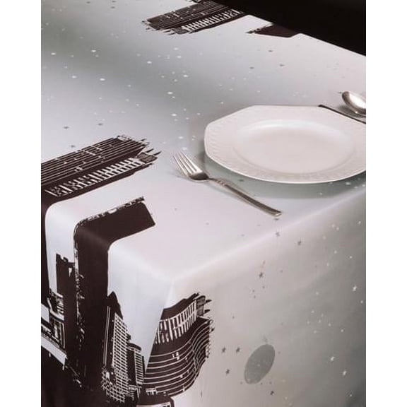 New York 100% Polyester, Stain Resistant Tablecloth 51 x 59 inch