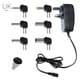thumbnail image 1 of Adaptador de CA / CC, convertidor de transformador de fuente de alimentación conmutada, 8 enchufes de 30 W para tira de LED de electrónica de 3 V a 12 V, 8 uds. Yuarrent DZ1368-03B, 1 of 1