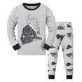 thumbnail image 2 of ATAIKU 2-9Y Toddler Boys Pajamas Kids 2-Piece Pjs Baby Train Long Sleeve Sleepwear Sets 2T, 2 of 6