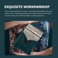 thumbnail image 2 of Minkissy Tunable Keys Kalimba 17 Keys Blue Wooden Musical Instrument 1Set, 2 of 5