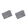 thumbnail image 4 of Advancent Limpiador de ollas, fregador de acero inoxidable, herramientas para frotar utensilios de cocina, herramienta para fregar, utensilio de Negro 2Conjunto, 4 of 6