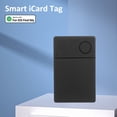thumbnail image 3 of Graflsoa Slim Card-Style Bluetooth Tracker for iOS Devices - iCard01 with Built-in Battery, Black, 40m Range, 75dB Sound Alert, 2-Year Battery Life, 3 of 6