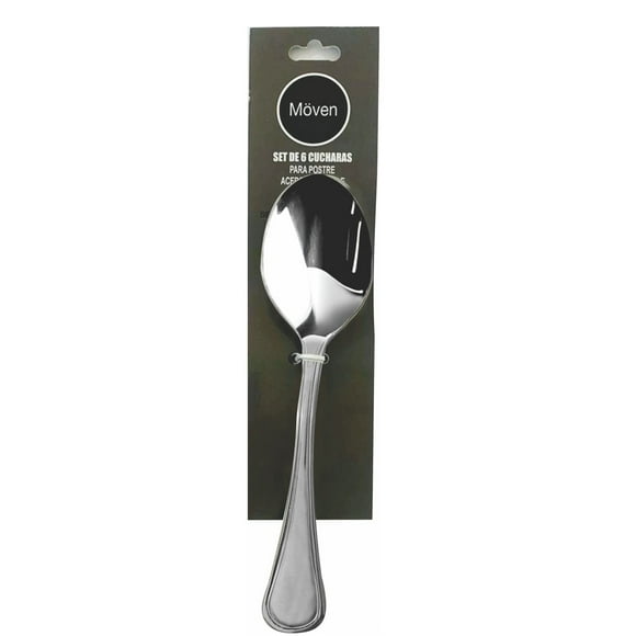 Set de Cucharas Cafeteras Moven de Acero Inoxidable 6 Piezas