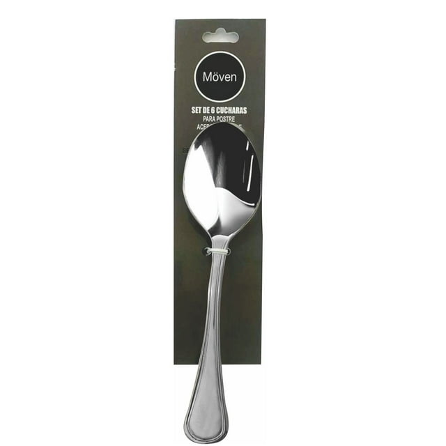Set de Cucharas Cafeteras Moven de Acero Inoxidable 6 Piezas