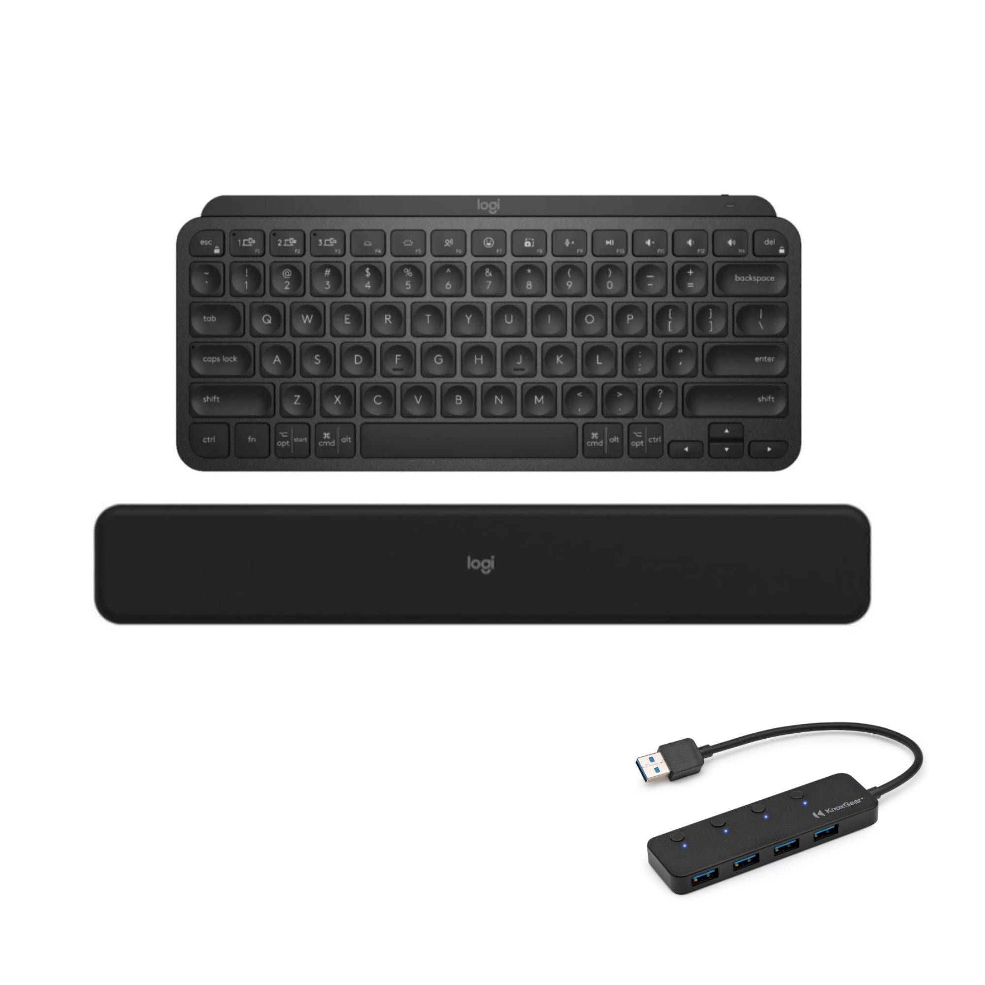 Logitech Mx Keys Mini Wireless Illuminated Keyboard Bundle With Accessories 2853