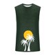 thumbnail image 4 of Camiseta sin mangas de cuello redondo para hombre, informal, a la moda, con estampado, deportiva, de poliéster, 4 of 5
