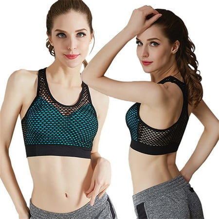 

Tawop Girls Sports Bras Sport Women S Stretch Mesh Green 30*20*2