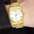 thumbnail image 6 of Men Watch Classic Analog Quartz Date Stainless Steel Milanese Mesh Band Ultra-Thin Rectangle Dial Luminous, 6 of 6